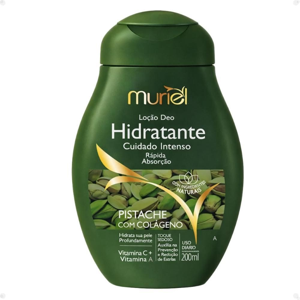 Loção Deo Hidratante Corporal Muriel Pistache Com Colágeno 200ml