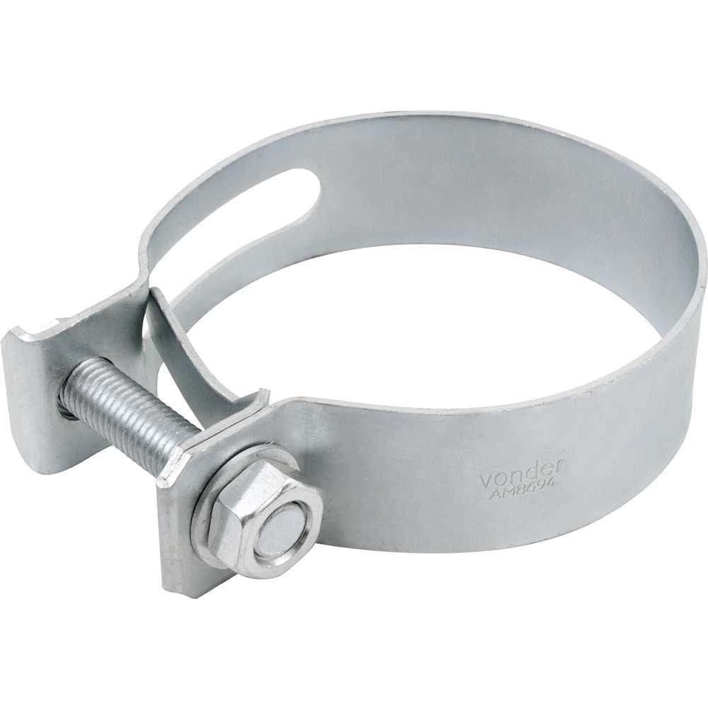 Abraçadeira Para Mangote, Aço Carbono, Largura 32 Mm, Am 99 Mm - 107 Mm, Com 2 Peças, Vonder Ostenvonder