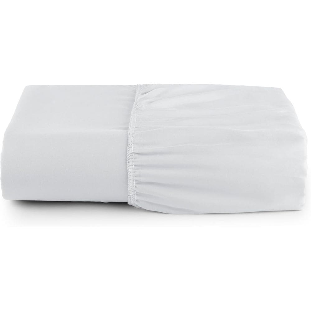 Lençol Avulso Casal 188x138x25 100% Poliéster 400 Fios Branco