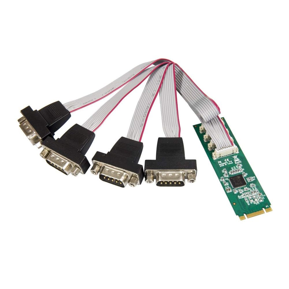 Placa controladora IO CREST 2 portas RS-232 DB9 Serial M.2
