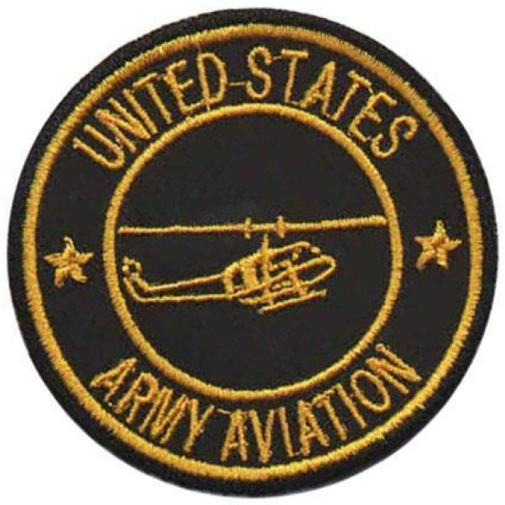 Patch Bordado Us Army Aviation Com Fecho De Contato