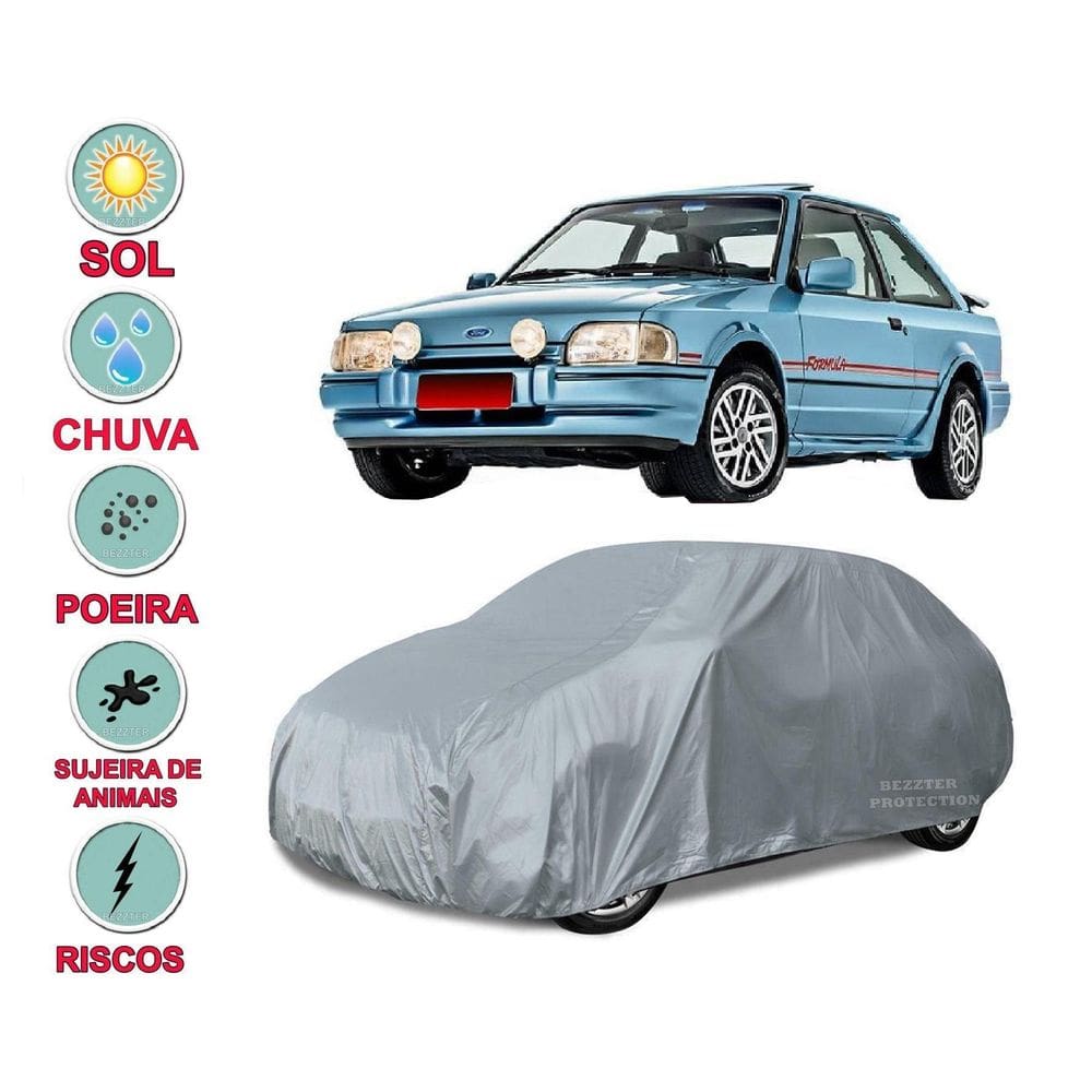 Capa Cobrir Carro Escort Impermeável Proteção Bezzter