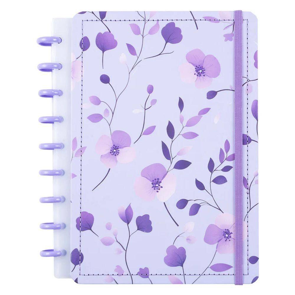 Caderno de Disco M 190x255mm 80Fls Violeta DK22E284 - Diskô