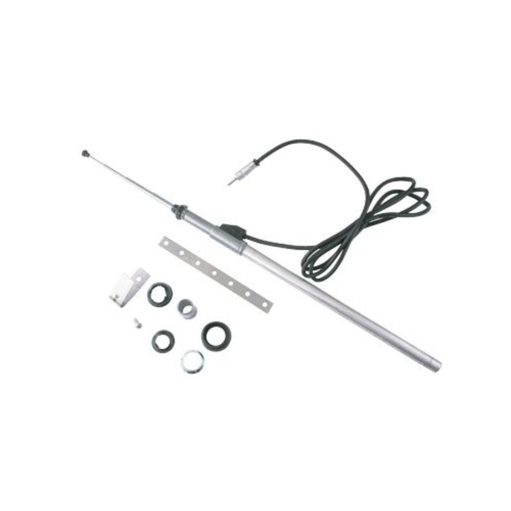 Antena Permak Cromada Am-fm - 4 Estagios - Ref.97