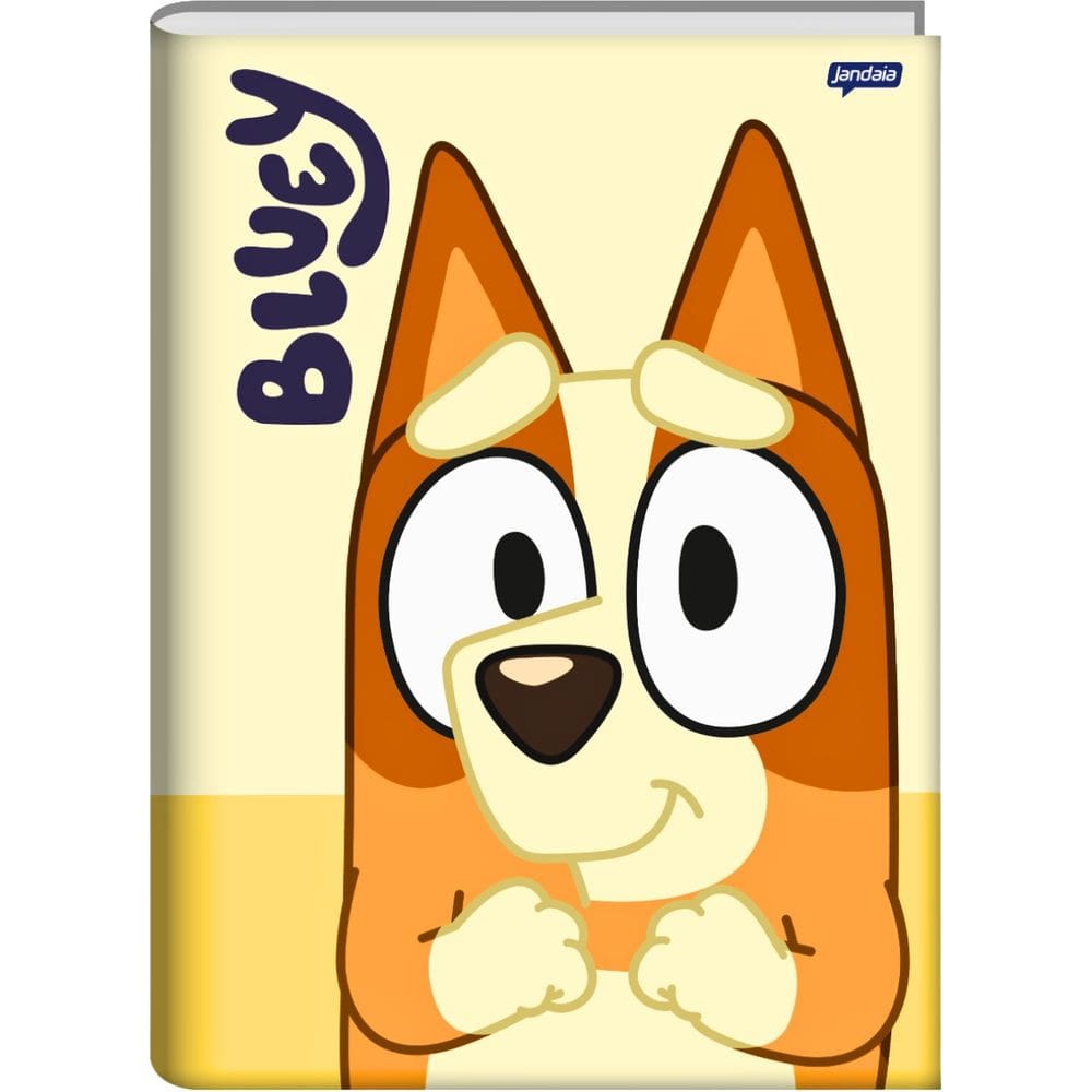 Caderno Brochurao 1/4 Capa Dura Bluey 80 Folhas Jandaia