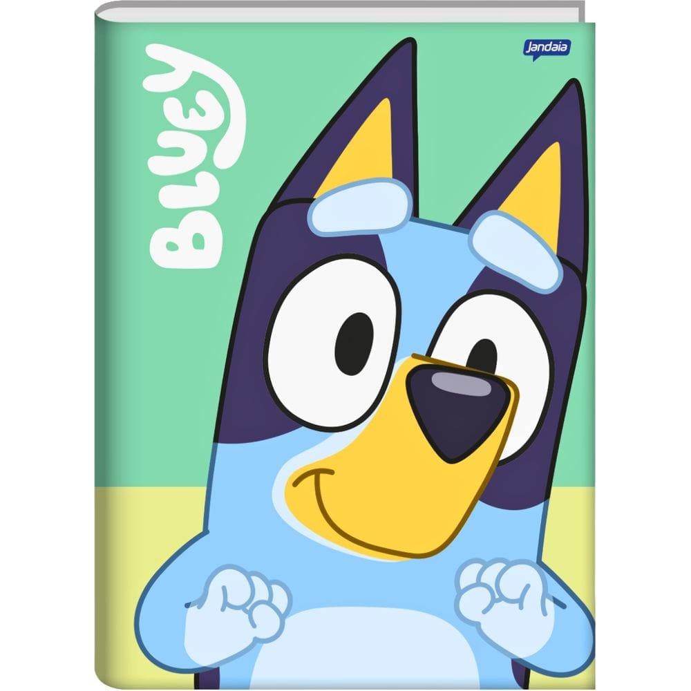 Caderno Brochurao 1/4 Capa Dura Bluey 80 Folhas Jandaia