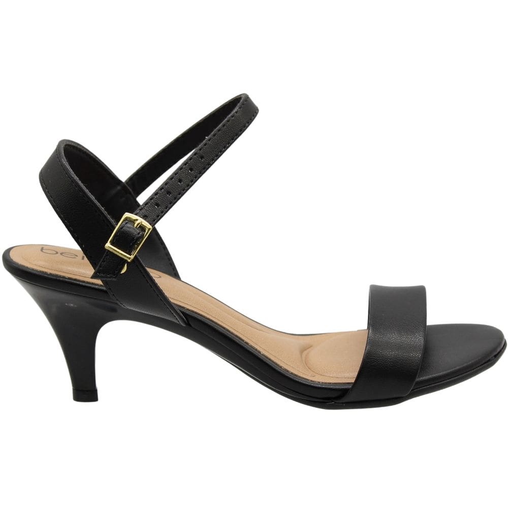 Sandália Salto Médio Beira Rio Napa Confortável Feminina