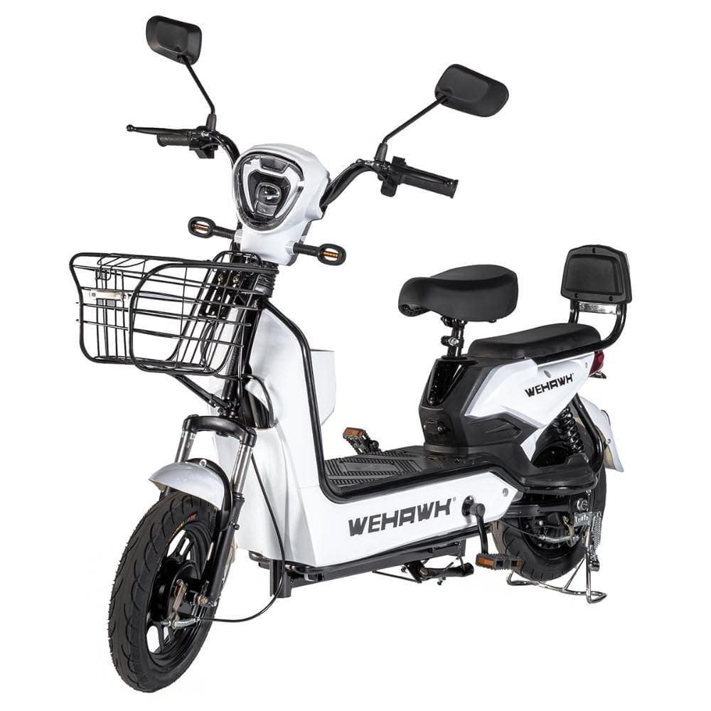 Bicicleta Elétrica Scooter 600w WeHawk Basket WX-03 32Km/h Autonomia 40Km