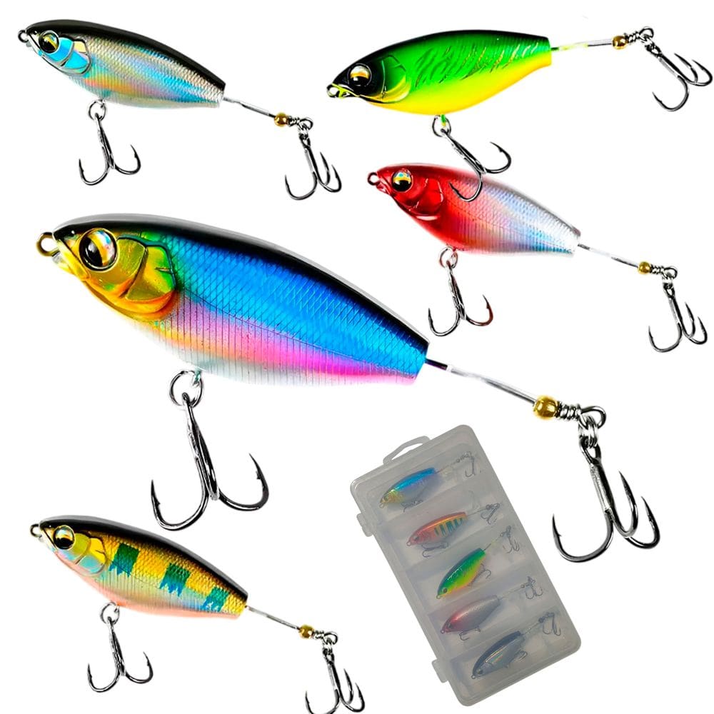 Isca Pesca 5 Peixes Artificial Realista Robalo Lambari Tucunare Traira Açude Mar Rio Lago