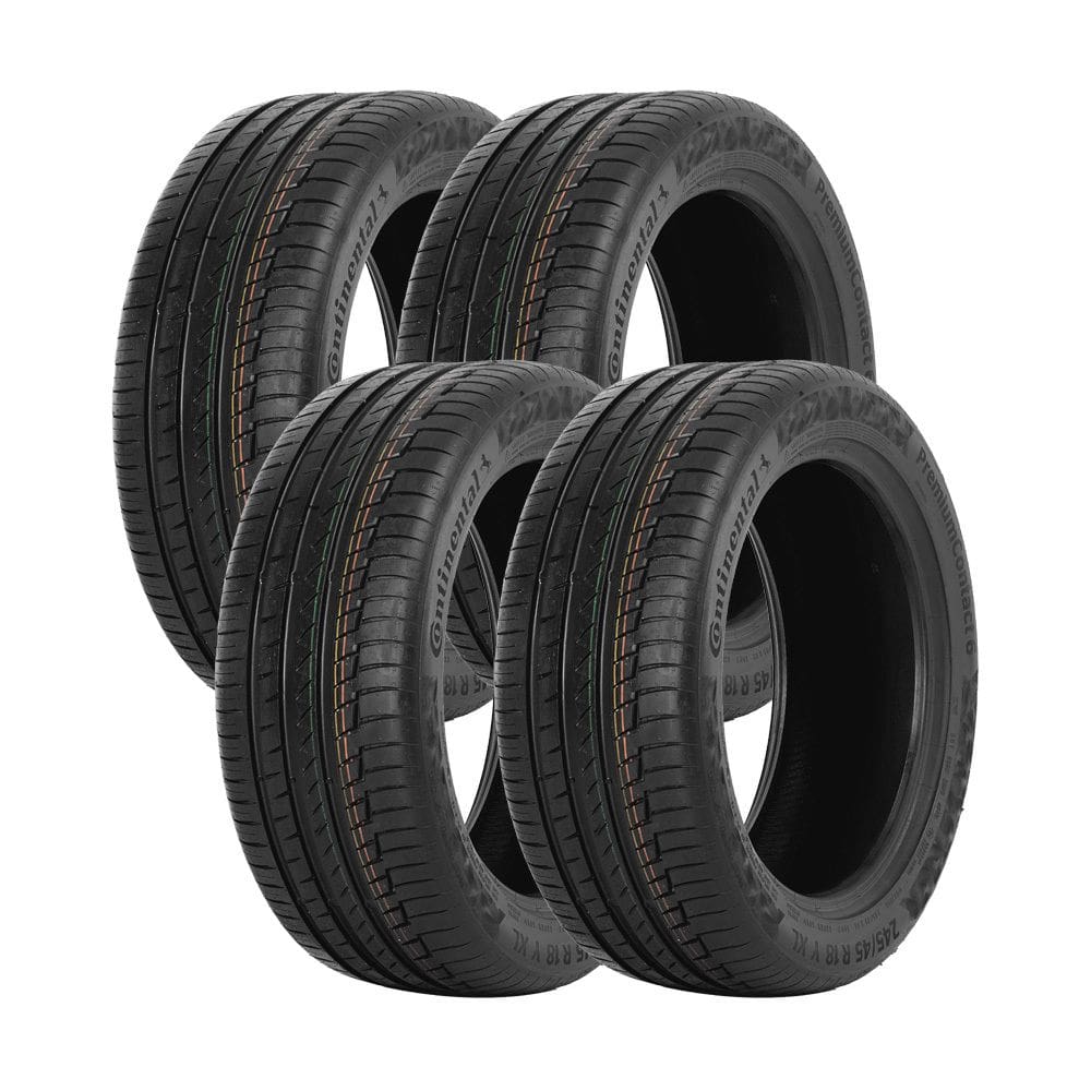 Jogo 4 Pneus Continental Aro 19 PremiumContact 6 VOL 235/45R19 99V XL