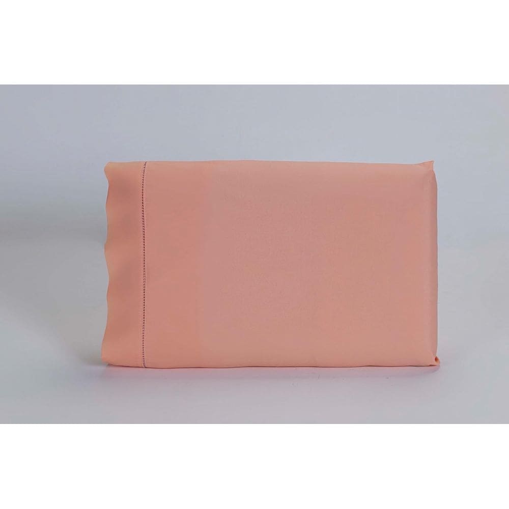 6 Fronhas King 50x70 100% Algodão 230 Fios Ponto Palito Salmon