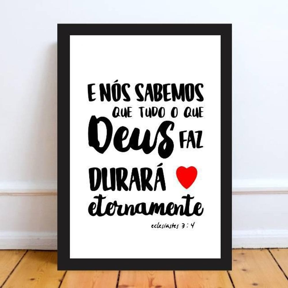 Quadro Filtro Sonhos Nothing Is Impossible 33X24Cm - Preta