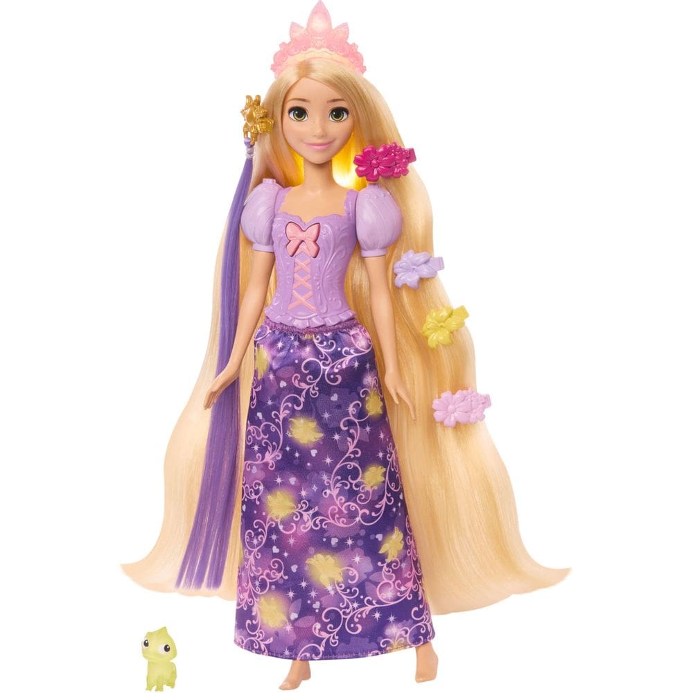 Boneca Fashion Mattel Princesa Disney Rapunzel com Cabelo que Acende