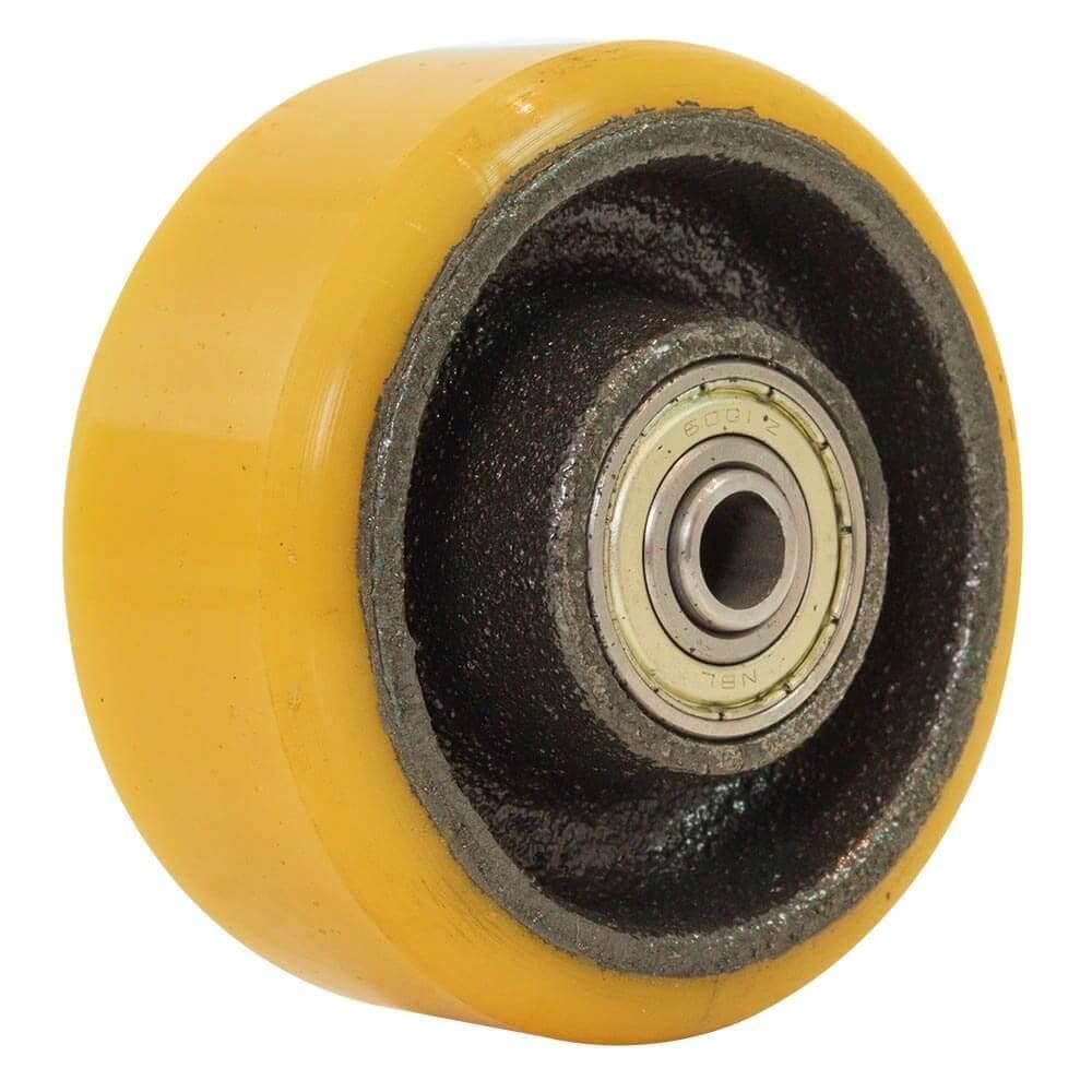 Roda Para Carrinhos Poliuretano Com Rolamento R 514 Pe Mf