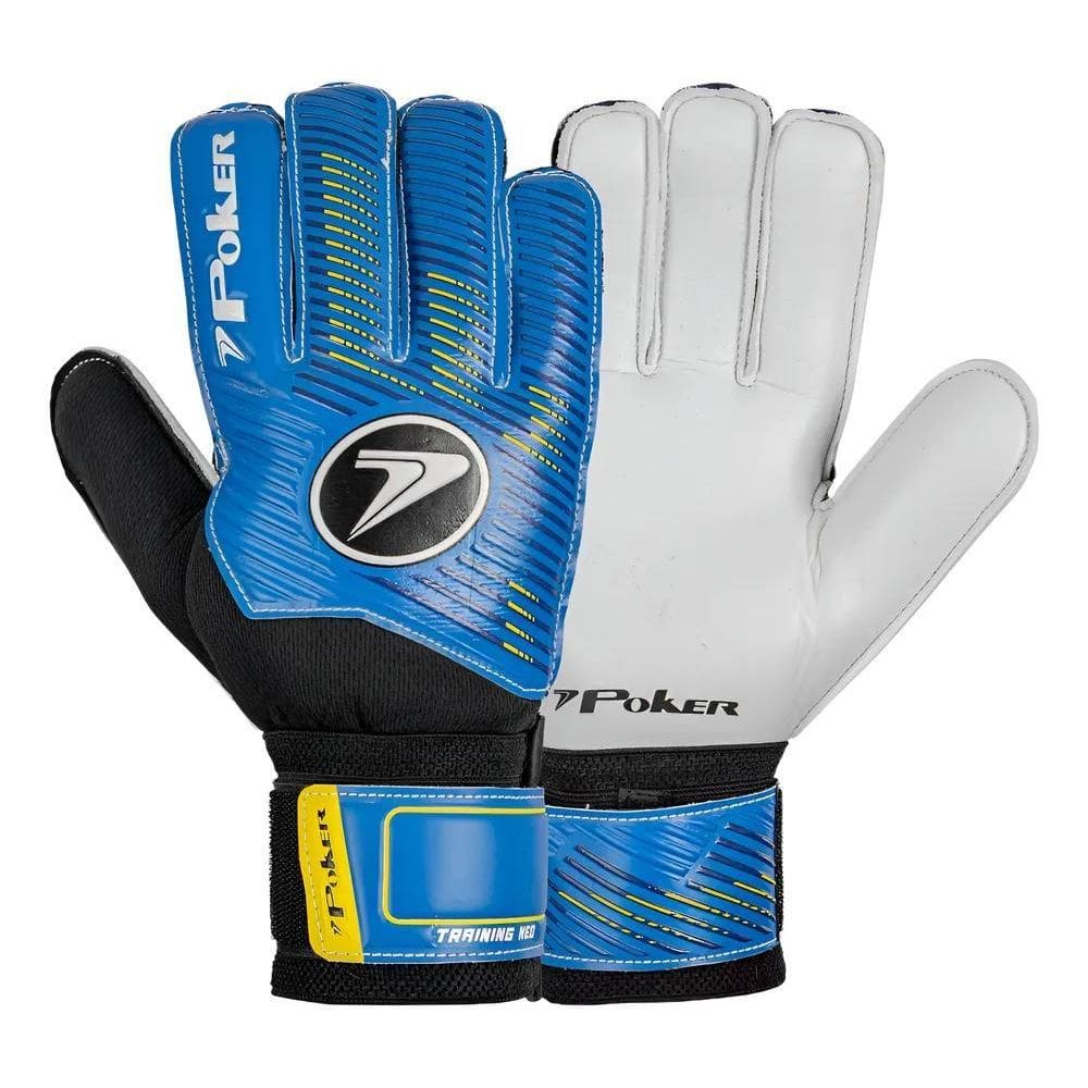 Luva Goleiro Focus Poker Campo Quadra Ori Azul 5