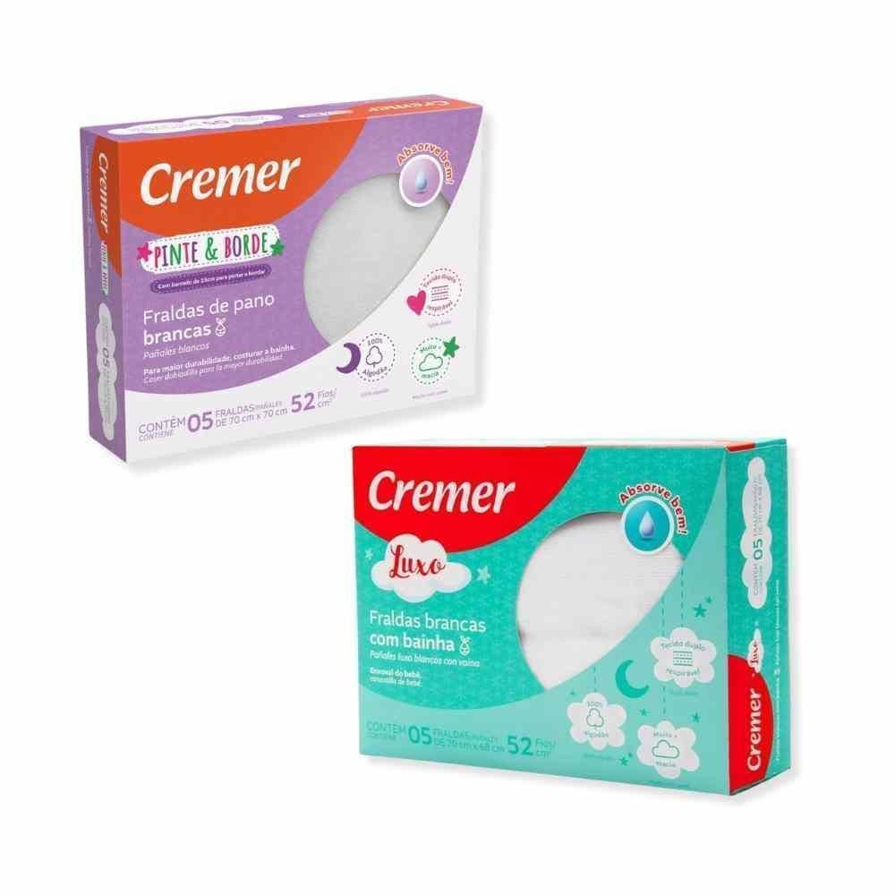 10 Fraldas De Pano 70X70Cm G Cremer Bainha Pinte Borde Luxo