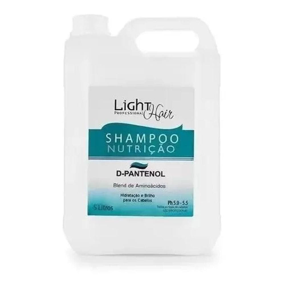 Light Hair Shampoo D-Pantenol Nutrição 5L