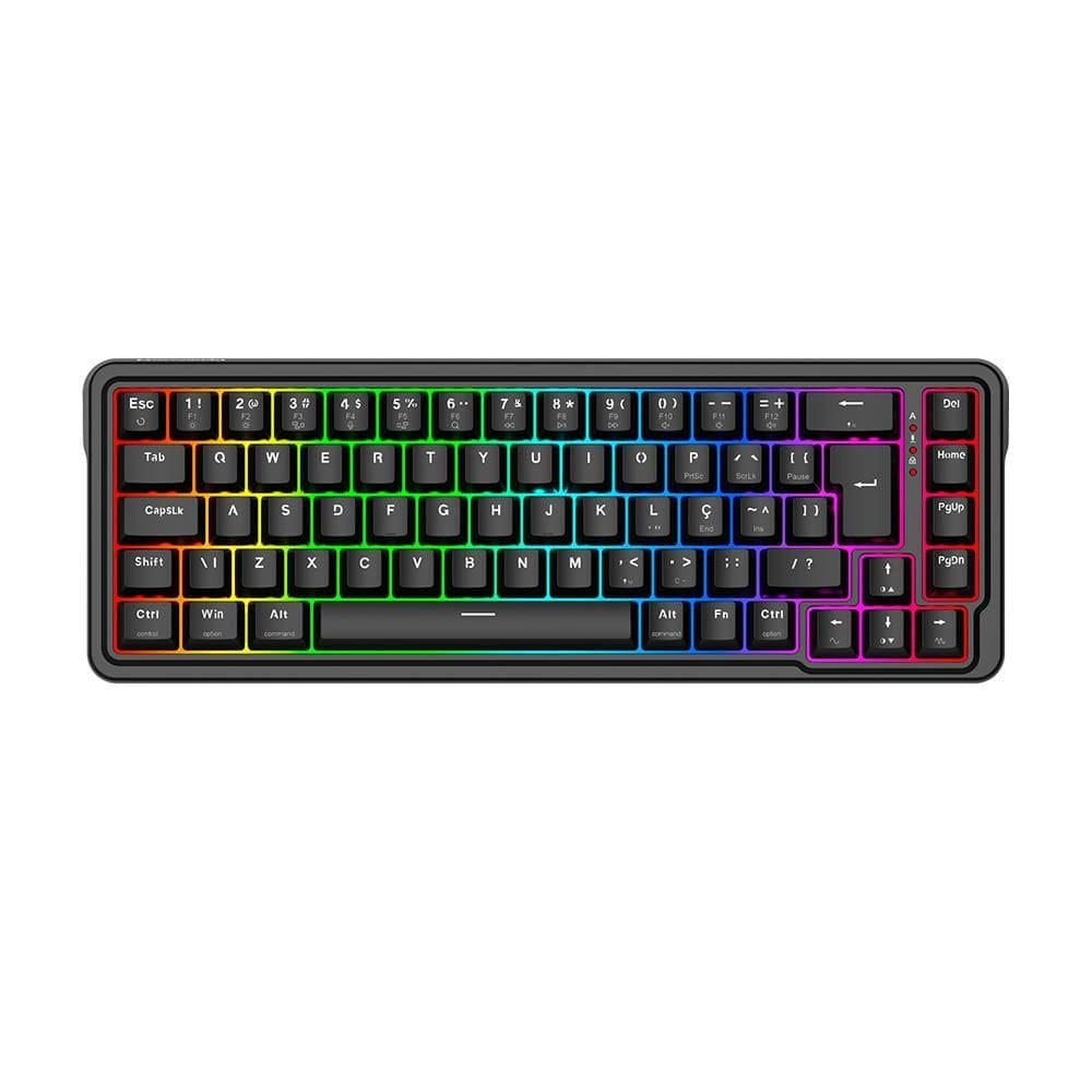 Teclado Magnético Gamer Redragon Nova Rgb Ultramag Preto