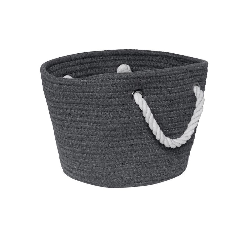 Cesto Quadrado Gist Cotton Grey com Alça 22 cm Mimo Style