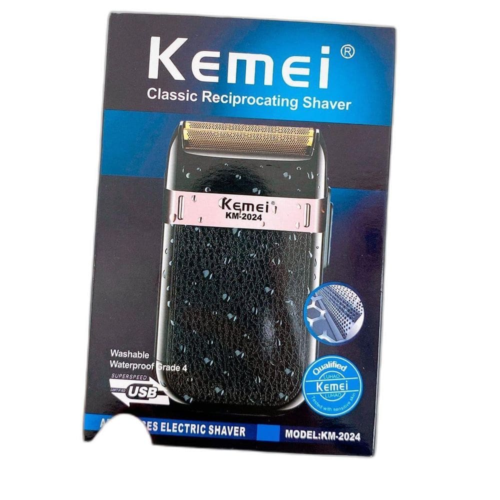 Maquina Barbeador Kemei Classic Shaver Barba Km-2024 Bivolt