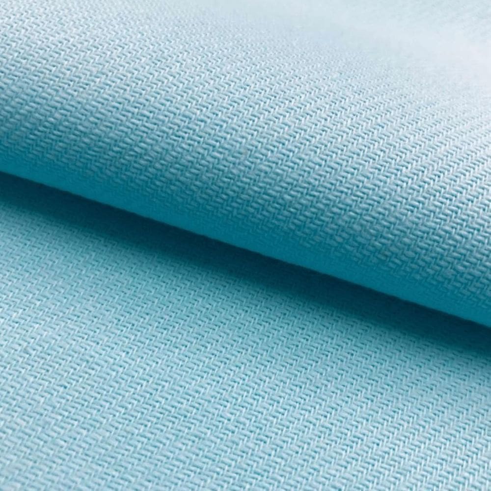 Tecido Cueiro No Metro Flanelado Azul Bebê Pintura Bordado