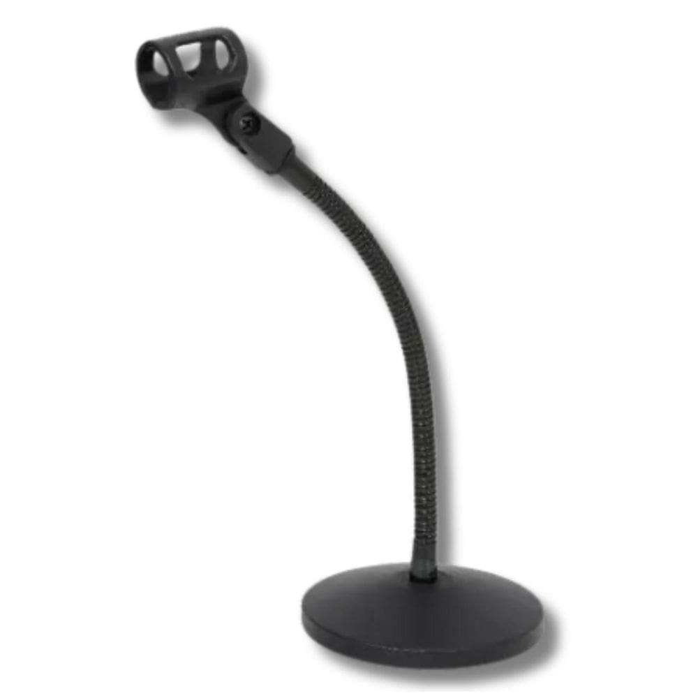 Pedestal Microfone De Mesa Suporte Pé De Ferro Sm400 Zellmer