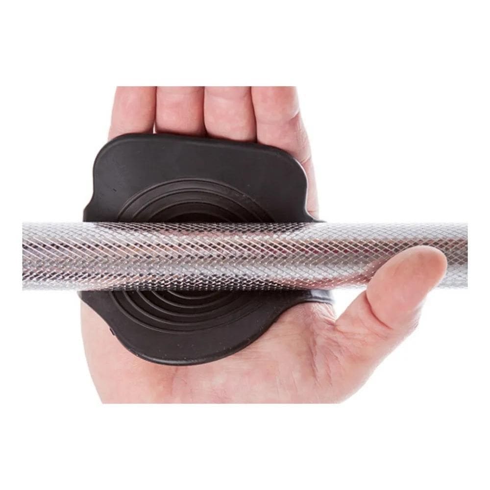 Protetor Palmar Emborrachado Preto Musculação/Luva Academia