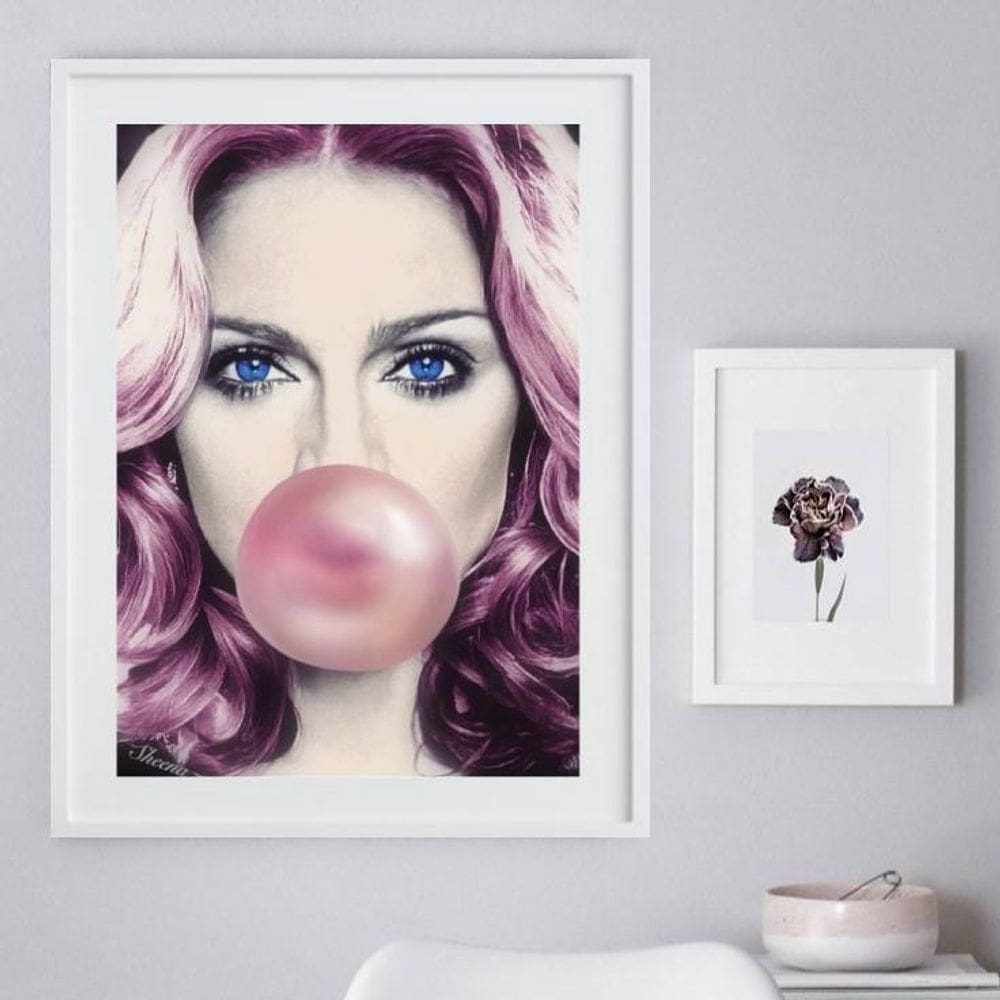 Quadro Madona Bubble Gum 60X48Cm