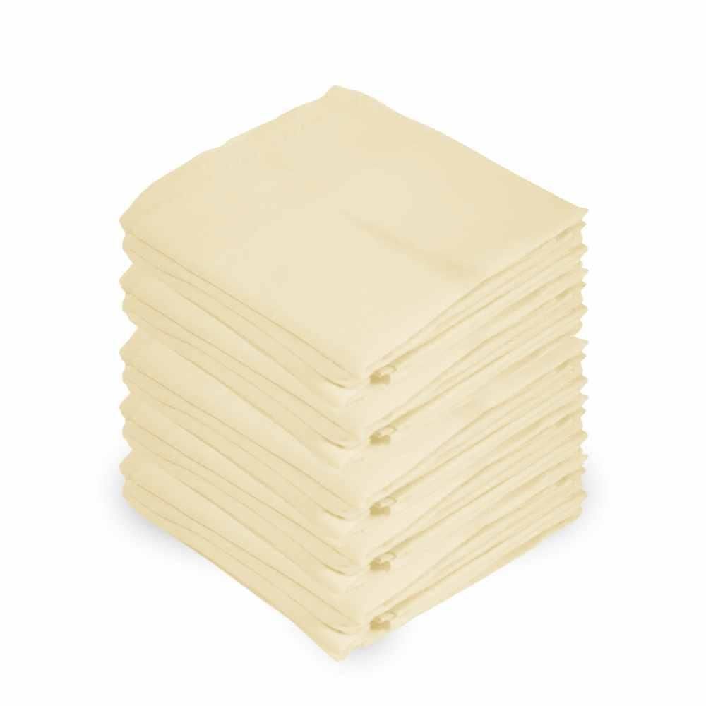 Kit 5 Fralda De Pano Amarelo Bebê Pinte E Borde Luxo Barra