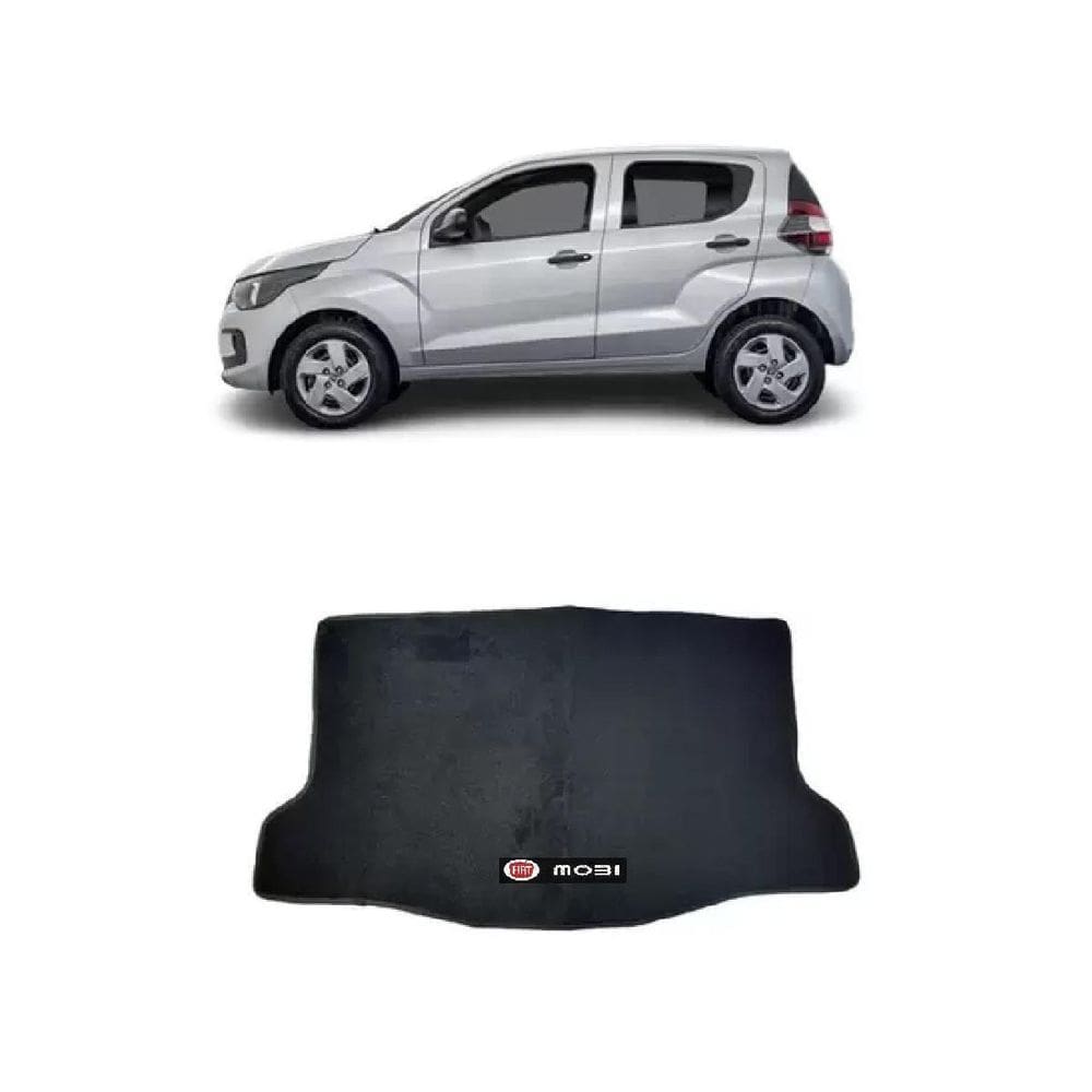Tapete Porta Mala Fiat Mobi Carpete Base Pinada