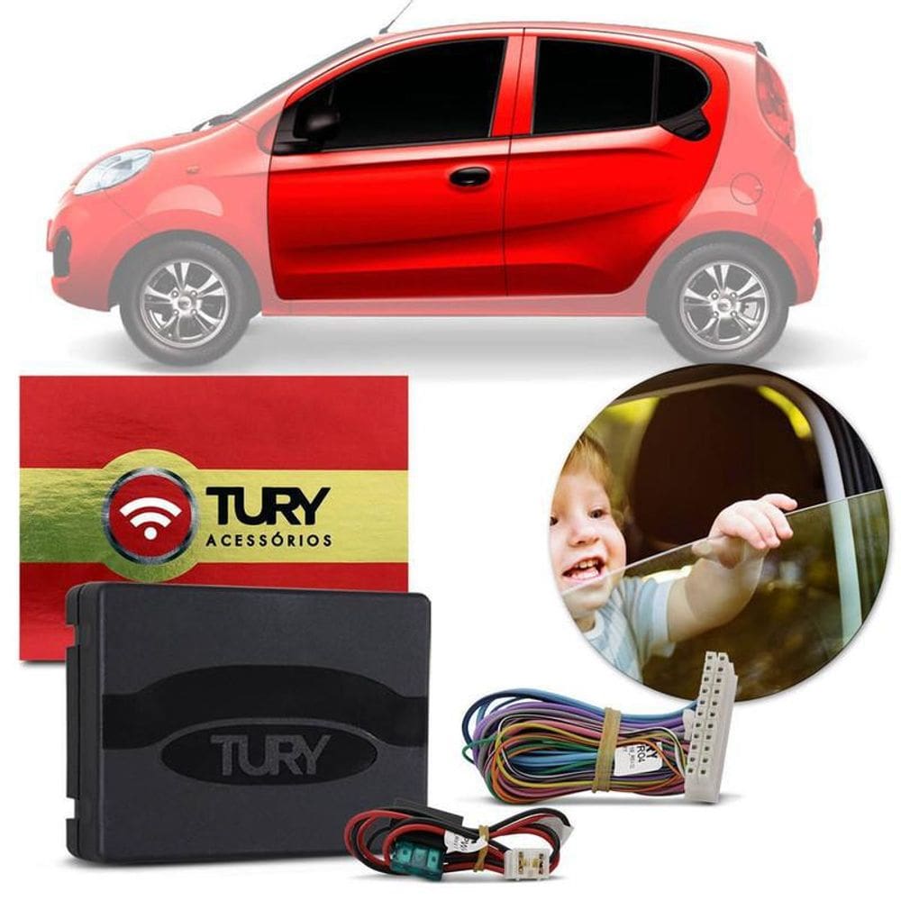 Modulo de Vidro Elétrico Tury - PRO 4.19 - FACE/ TIGGO/