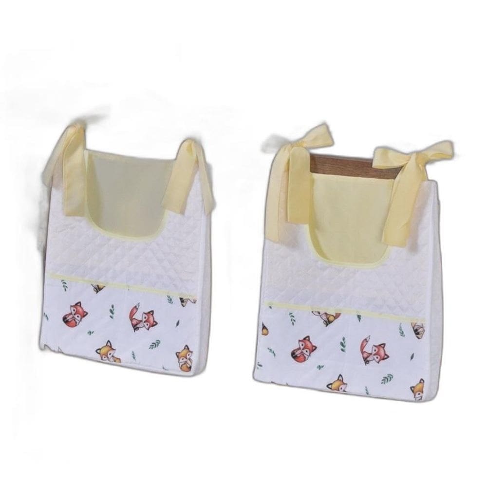 Porta Fralda Organizador Quarto Bebê Menino Menina 2 Peças
