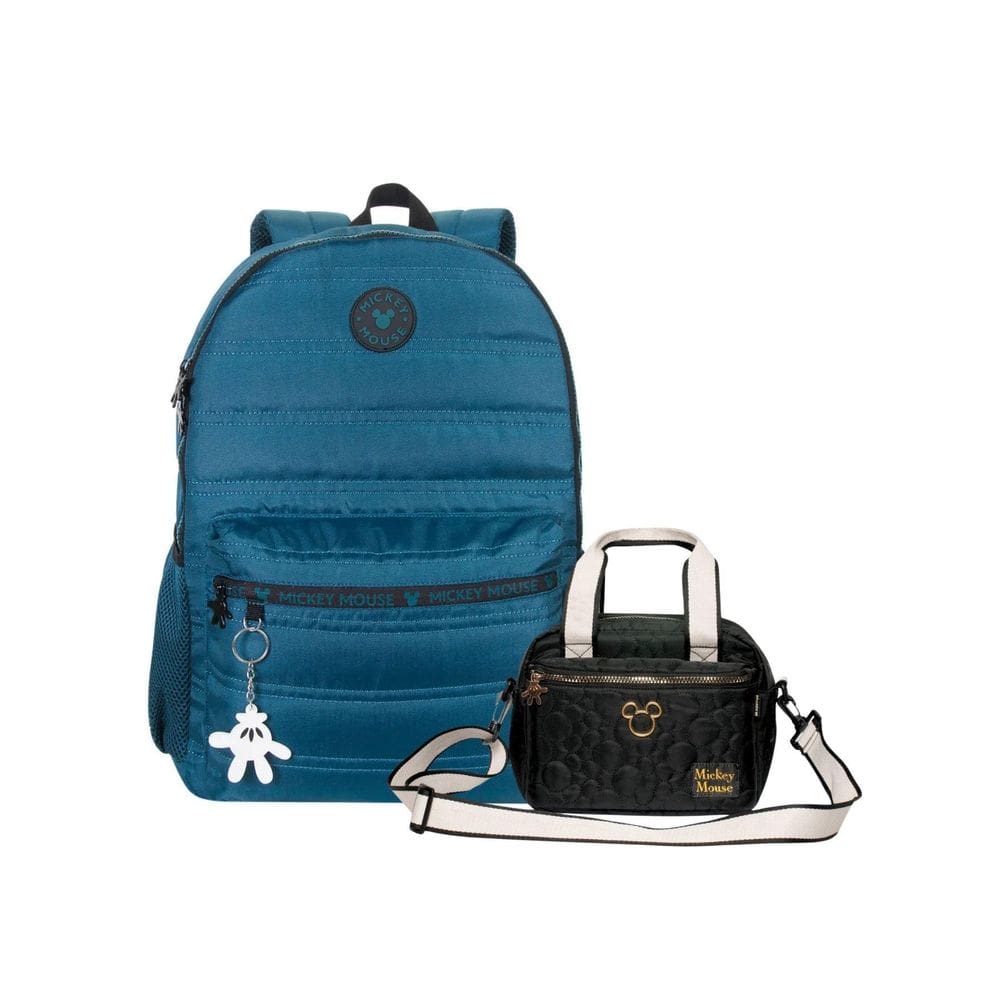 Kit Escolar Mochila Costa + Lancheira Mickey  Disney