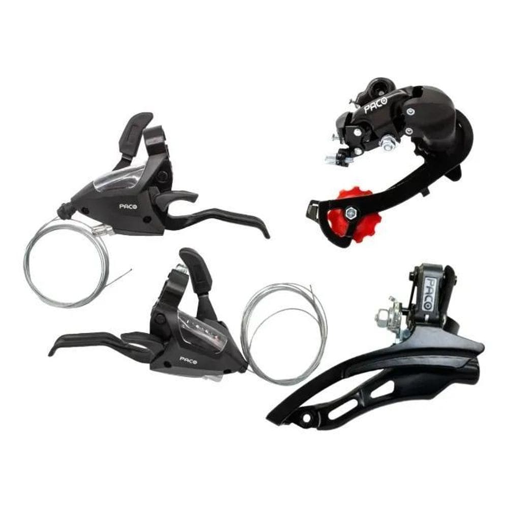 Kit Alavanca + Cambio Traseiro + Dianteiro Gta Bike 21V 7V