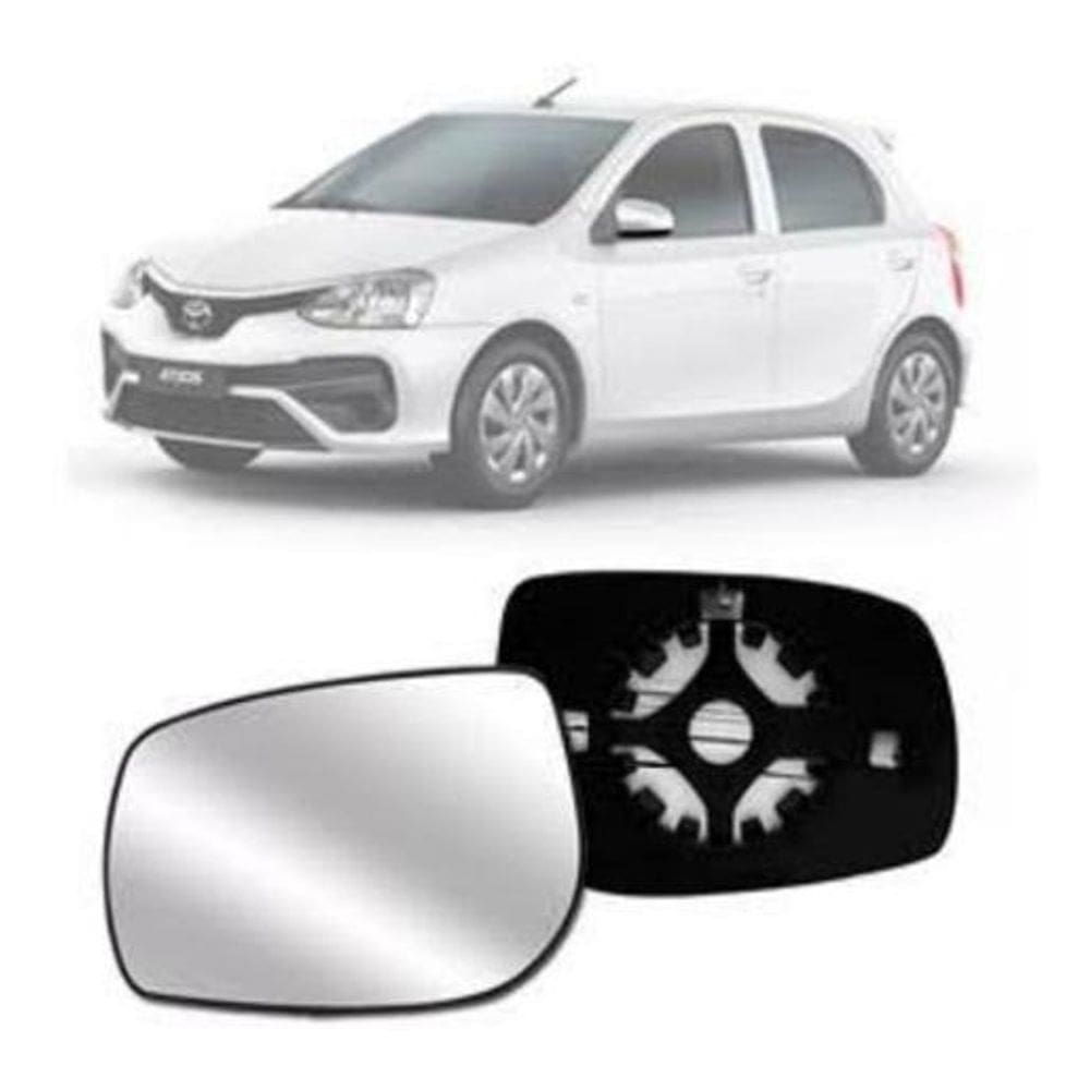 Lente Espelho Retrovisor Etios 2013 Lado