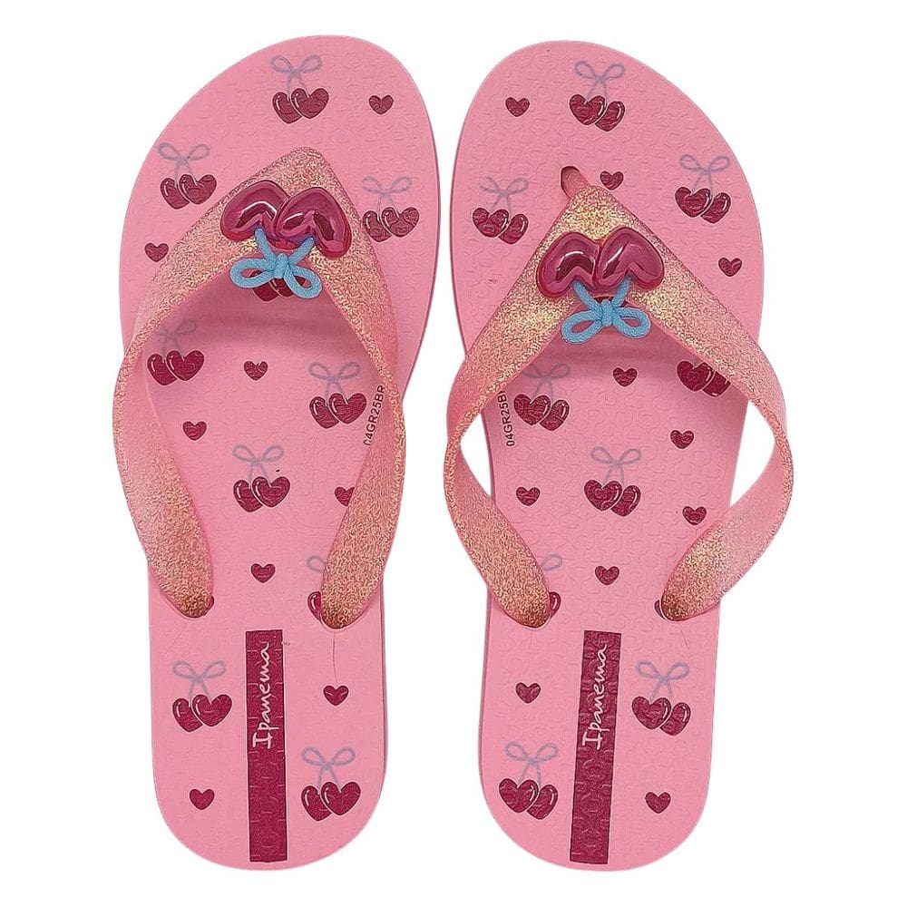 Chinelo Infantil Menina de Dedo Cereja Belle Ipanema Kids