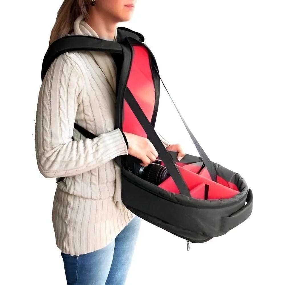 Mochila Câmera Fotografia Filmadora Acessórios