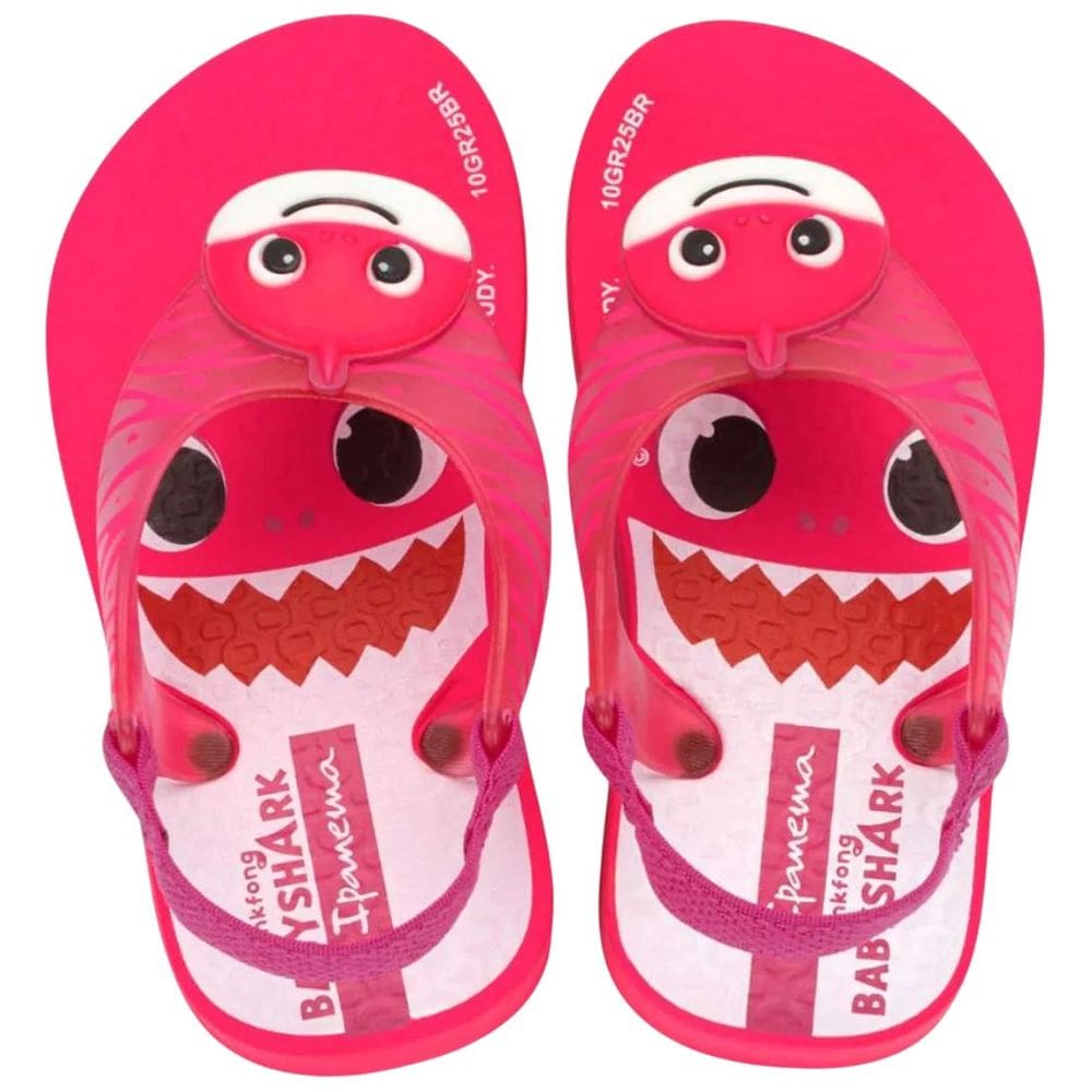 Chinelo de Dedo Infantil Menina Elastico Shark Play Ipanema