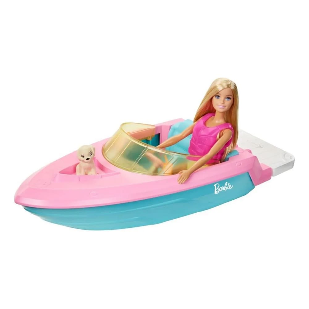 Barbie Estate Barco com Boneca GRG30 Mattel
