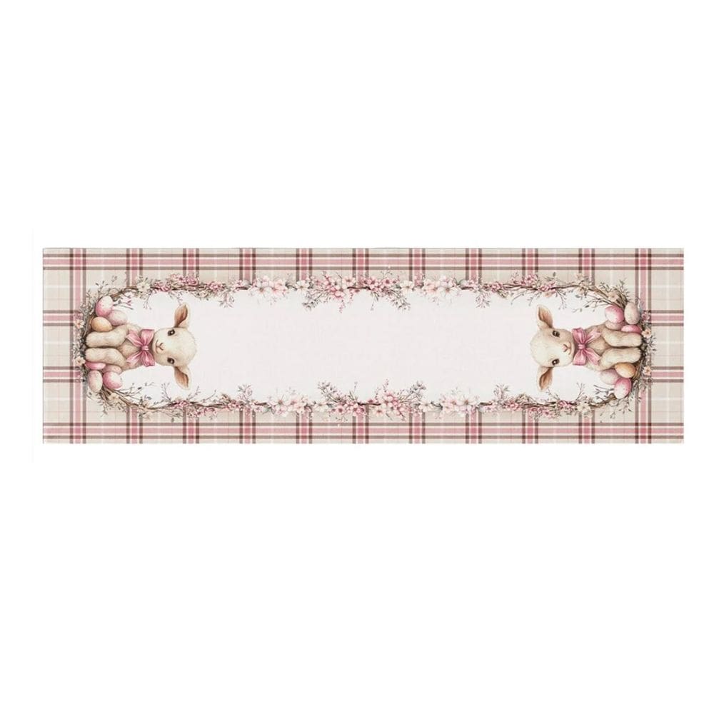 Caminho De Mesa De Pascoa Ovelhinha 42X141CM  532017