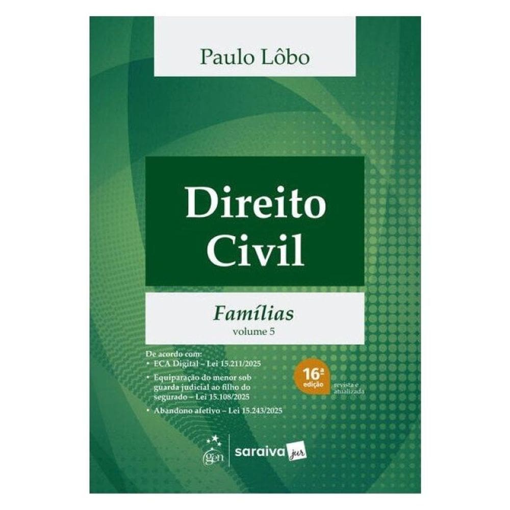 Direito Civil - Famílias - Vol.5 - 16ª Edição 2026