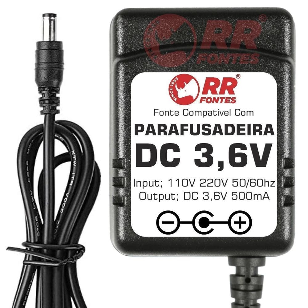 Fonte Carregador 3,6V Para Parafusadeira Dewalt Dwt Einhell
