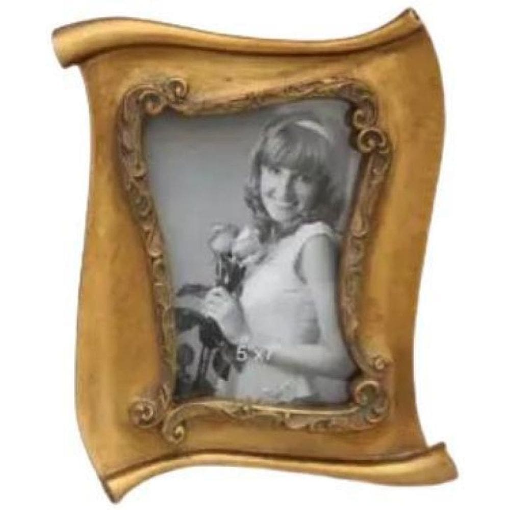 Porta Retrato Decorativo Em Poliresina - 4009