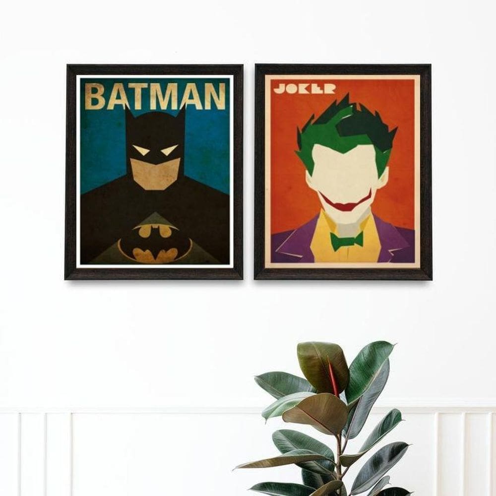 Kit 2 Quadros Decoração Quarto Infantil Menino 45X34Cm