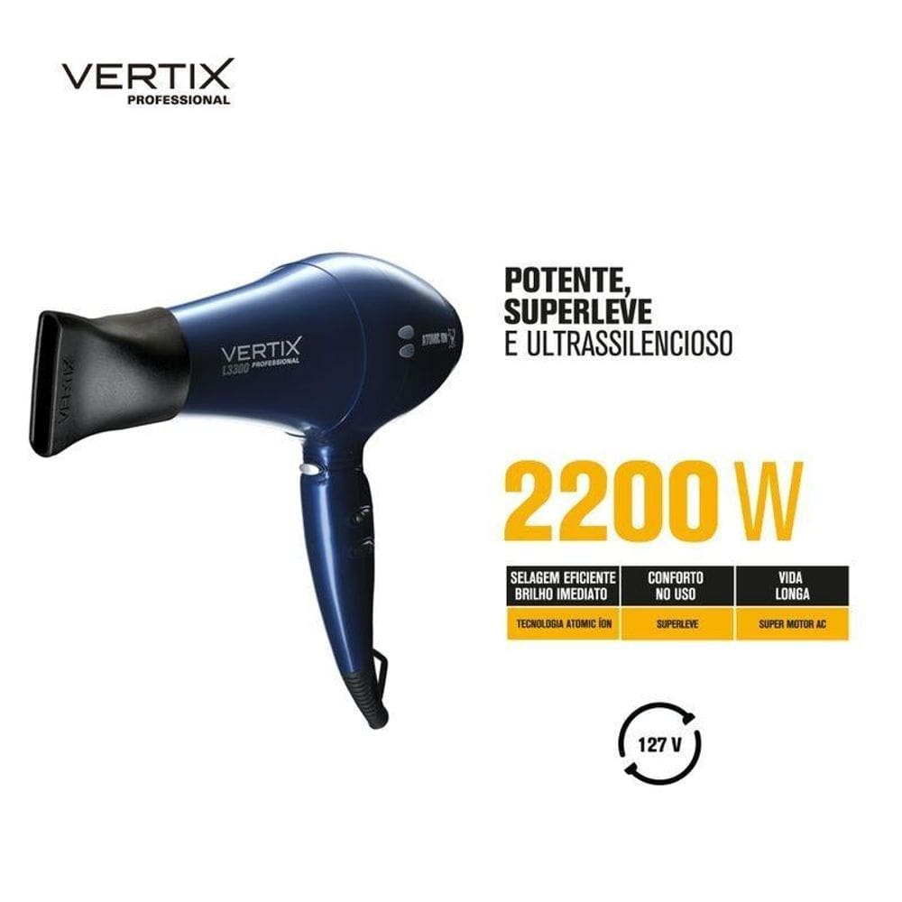 Secador De Cabelo 2200W/ 127V Vertix
