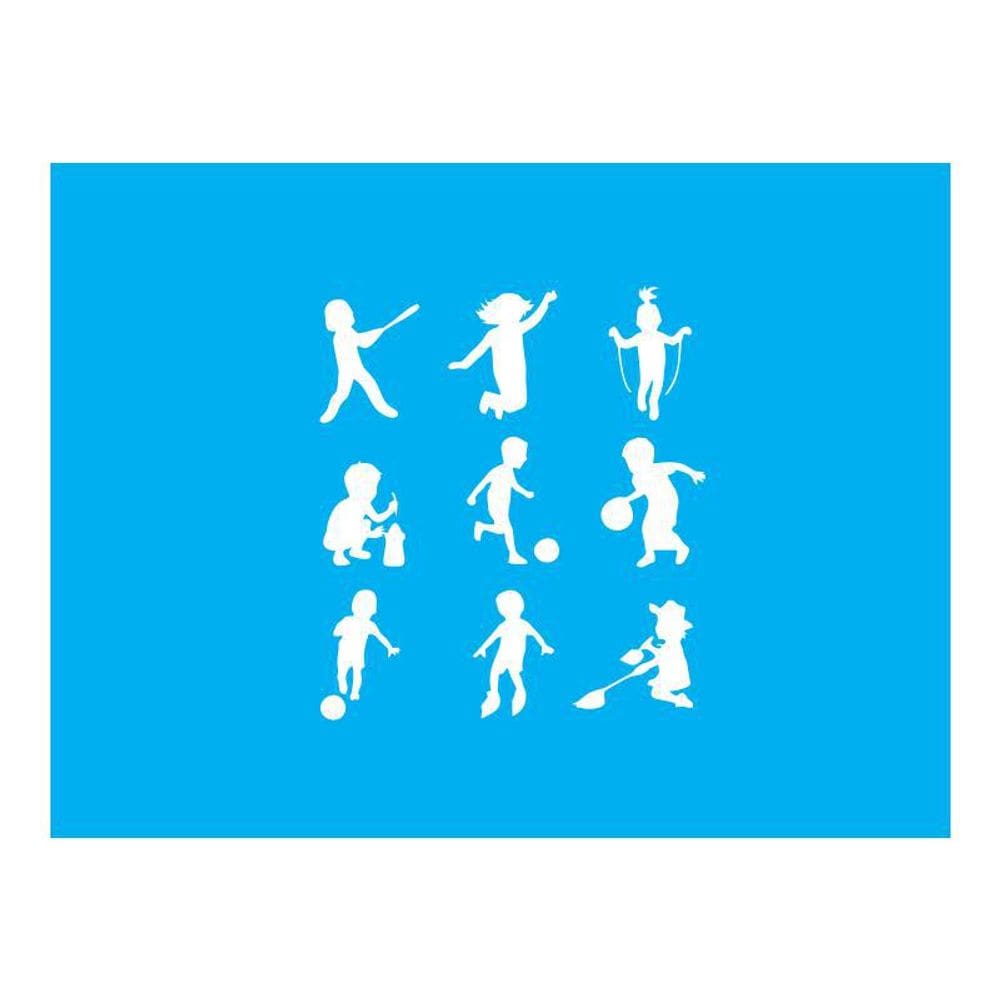 Stencil Tamako Brincadeira - 15X20Cm - Ref A2427