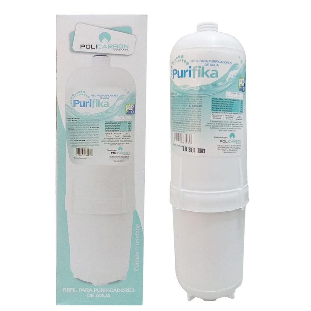 Refil Filtro Vela Para Purificador De Água Soft Everest