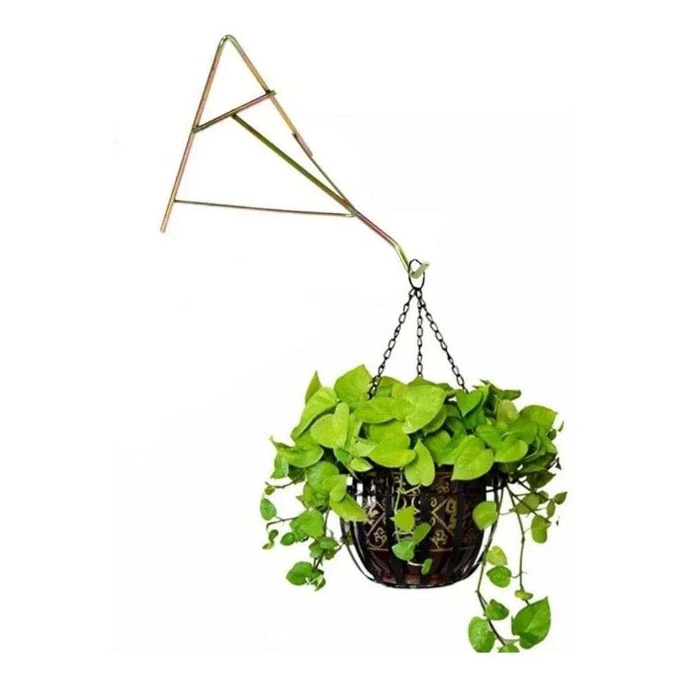 Gancho/Suporte A Pequeno Para Plantas Dourado/Cobre 5 Un