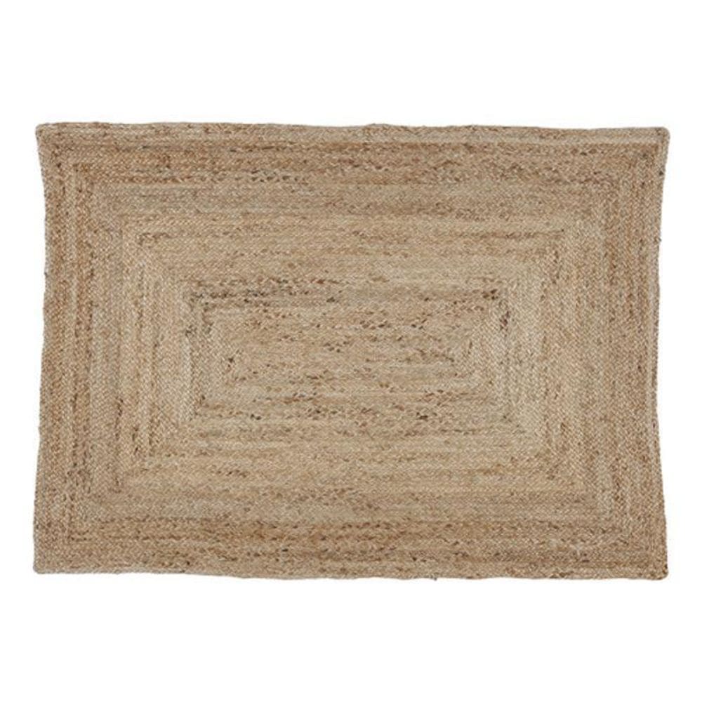 Tapete Liso Retangular Juta Bege 120X170 Cm Inspire