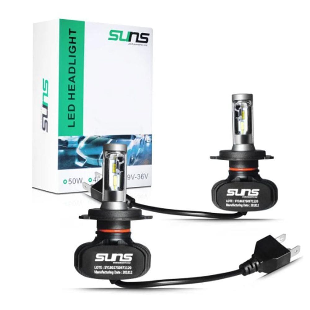 Kit Lâmpadas Farol Ultra Led H4 6500K 8000Lm 12V - H4